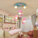 Deckenleuchte Mond Kawaii für Mädchenzimmer skandinavisches Design modern