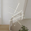 lustre moderne led en aluminium pour éclairage intérieur