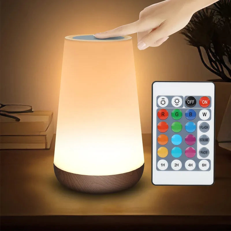 lampe bureau portable couleur rechargeable usb intensité variable