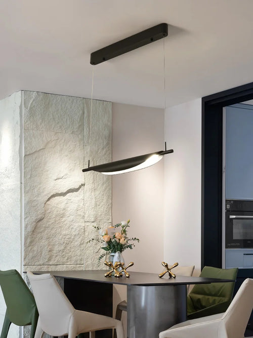 lustre moderne led éclairage suspendu pour espace contemporain - vue 6 sur 12