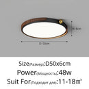 Moderner LED-Deckenleuchte im nordischen Design für den Innenbereich