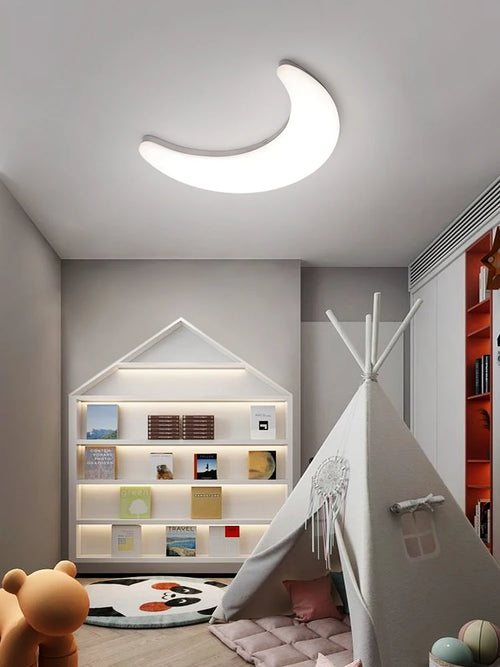 LED-Wandleuchte Halbmond für den Innenbereich, schlicht - vue 6 sur 8