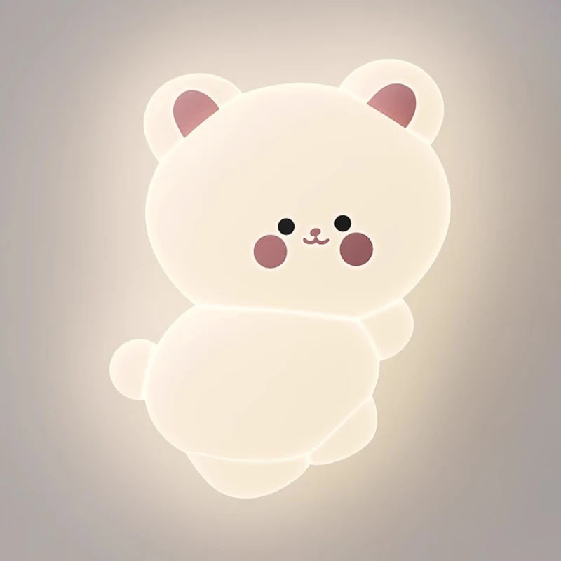 plafonnier mignon ourson koala pour chambre d'enfant décor créatif - vue 7 sur 8