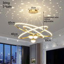 lustre led moderne ciel étoilé pour décoration intérieure