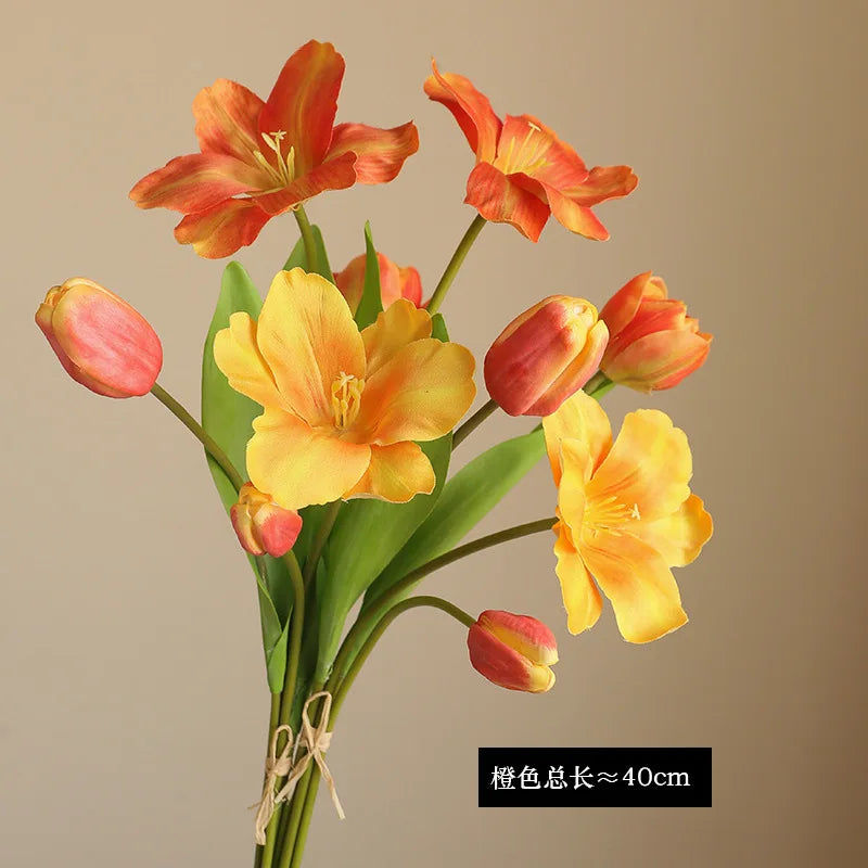 fleurs artificielles tulipes réalistes décoration mariage luxe