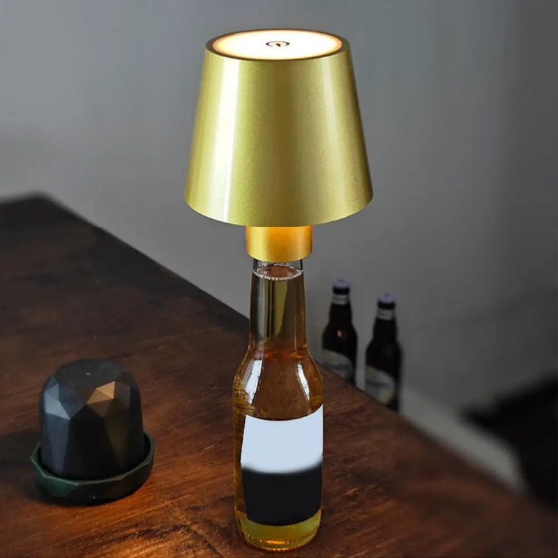 lampe de bouteille de vin sans fil portable pour bars et événements