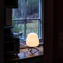 lampe à poser 3 en 1 en verre à motif spirale trépied élégant