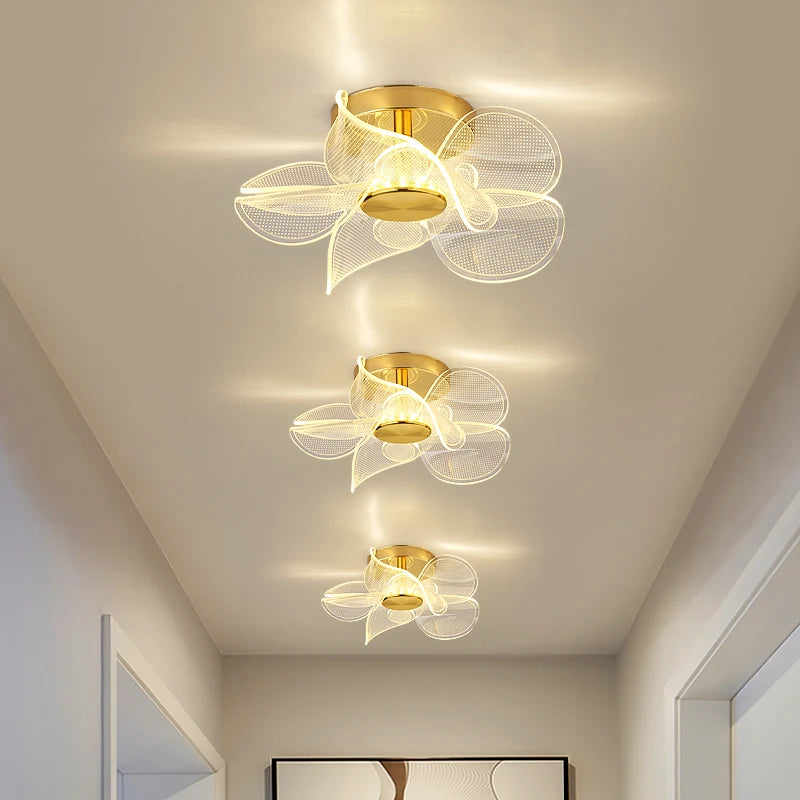 plafonnier led moderne en acrylique design pour intérieur décoratif - vue 3 sur 18