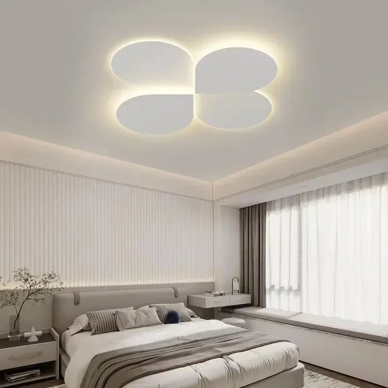 Plafond moderne à LEDs Lustre lampe pour salon salle à manger chambre balcon décor à la maison intérieur Intelligent luminaire Lustre - vue 5 sur 10