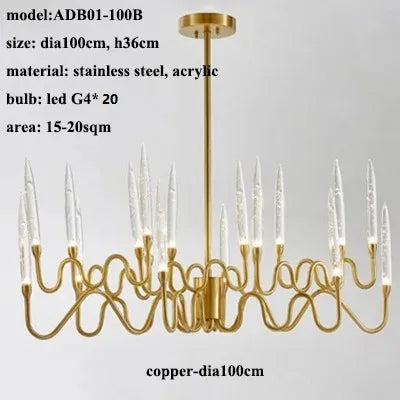 applique murale en cristal design lumineux pour intérieur élégant - vue 18 sur 22