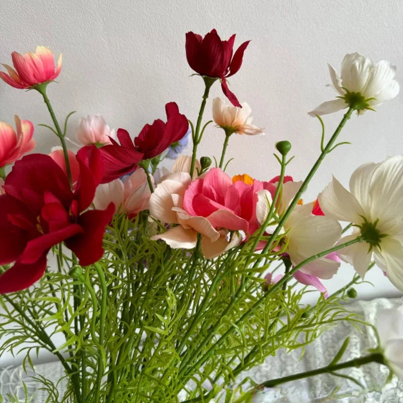 fleurs artificielles en soie pour décoration intérieure et extérieure - vue 5 sur 16