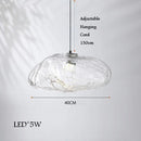 lustre en verre design nuage pour intérieur décoratif lumineux