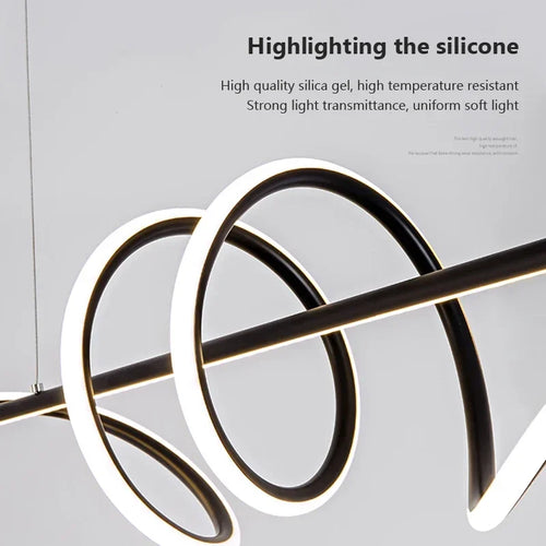 Moderne LED-Pendelleuchte für Innenraumdekor und Cafés - vue 6 sur 8
