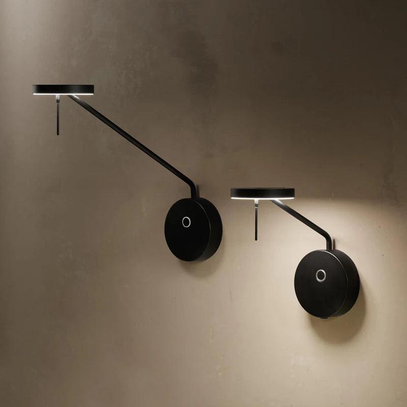 Minimalistische LED-Stehleuchte drehbar Leselampe Standlampe - vue 5 sur 14