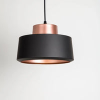 Suspension Vintage en métal et base chromée