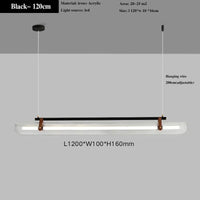 Kronleuchter aus Acryl mit LED-Band für moderne Beleuchtung