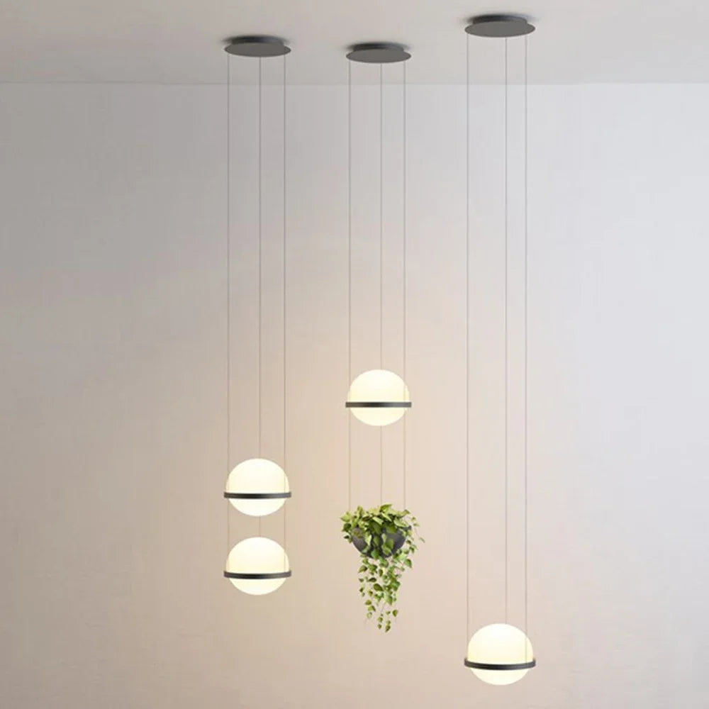 Moderner DIY-LED-Kronleuchter mit Blumentopf für himmlischen Garten - vue 3 sur 18
