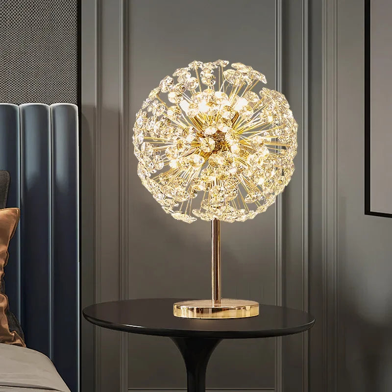 Lampe de chevet en cristal étoilée - vue 2 sur 5
