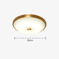 plafonnier rond en verre led design moderne décoratif
