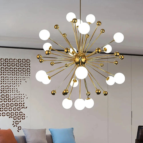 Pendelleuchte Pusteblume aus Glas für moderne Wohnräume - vue 2 sur 8