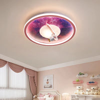 Moderne LED-Deckenleuchte für das Kinderzimmer Astronaut Dekorativ