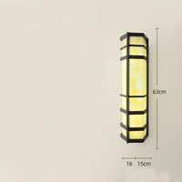 applique murale extérieure chinoise imperméable pour jardin décoratif