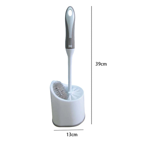 Toilet Brush Set with Under Rim Brush and Storage Caddy for Bathroom Cleaning, 2 Pack - vue 5 sur 6