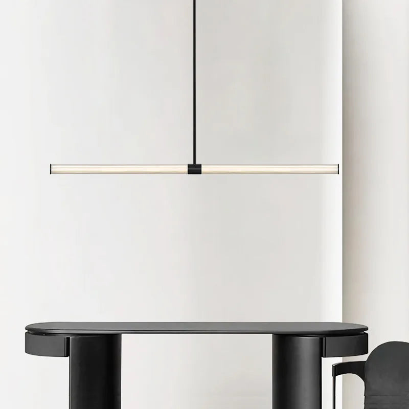 Luxuriöse moderne Pendelleuchte aus Kupfer und Glas - vue 3 sur 9