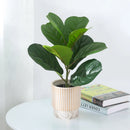 plantes artificielles ficus feuilles de banyan décoration jardin bureau