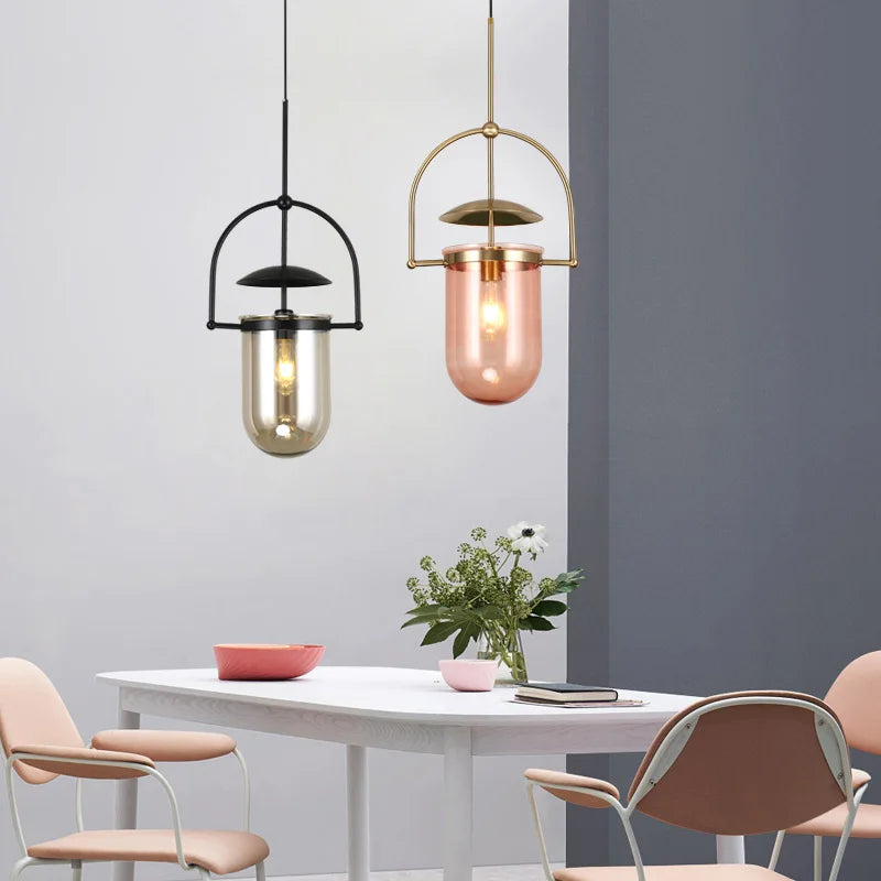 suspension en verre design minimaliste pour espace moderne - vue 3 sur 8