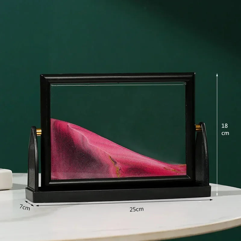 peinture artistique en mouvement sur sable créatif décoratif