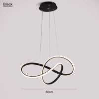 lustre led simple et moderne nordique pour décoration intérieure
