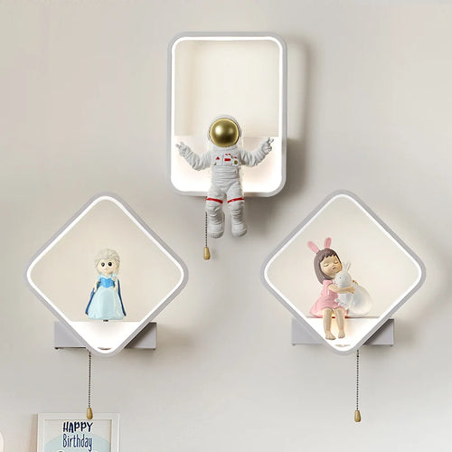 Nordische minimalistische und moderne Astronauten-Wandleuchte