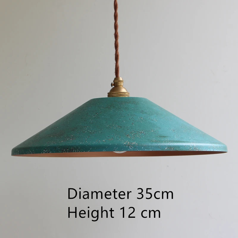 Industrielle Vintage-Pendelleuchte aus Eisen für die Innendekoration - vue 18 sur 21