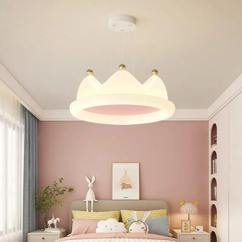 Plafonnier créatif en forme de couronne pour chambre à coucher - vue 4 sur 10