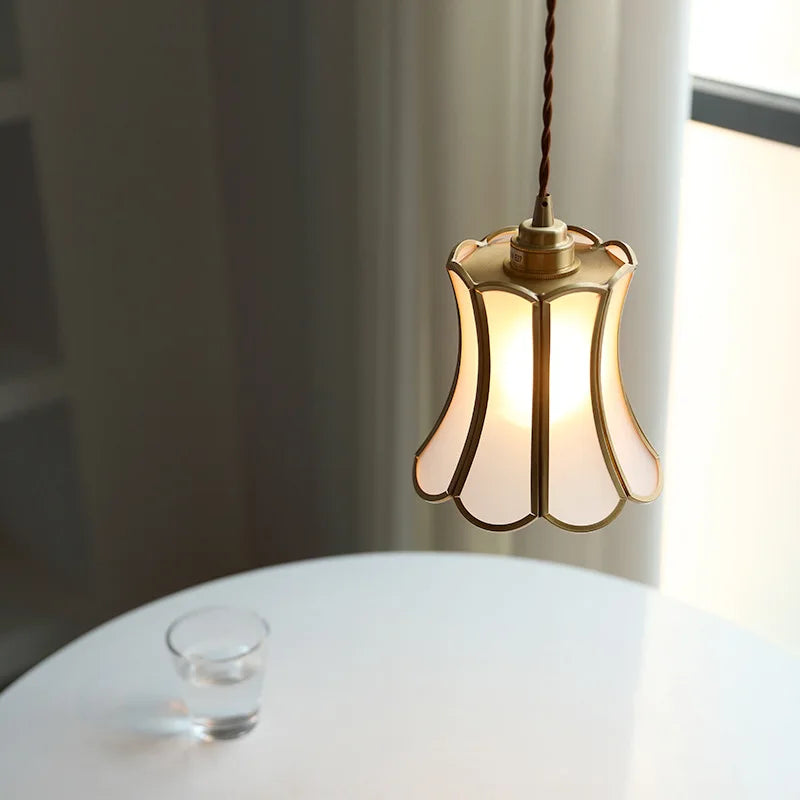 iwhd 2022 	 nordique verre led suspension luminaires cuivre moderne éclairage - vue 11 sur 24