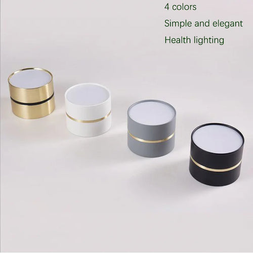 plafonnier led surface monté downlight rond projecteurs cob