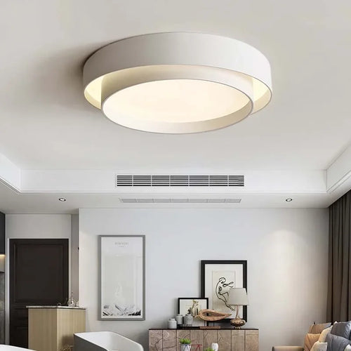 Ultraflacher moderner LED-Kronleuchter für die Innendekoration - vue 6 sur 22