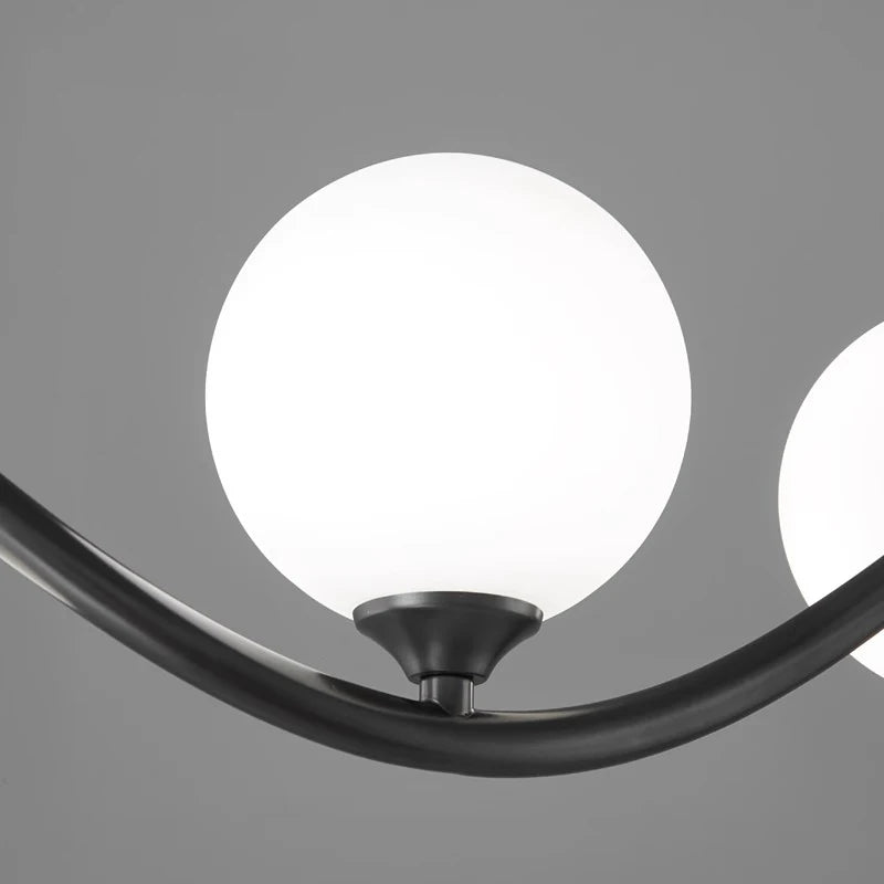 lustre led moderne pour éclairage intérieur suspendu - vue 7 sur 8