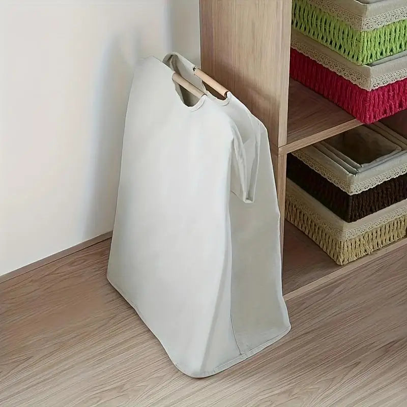 panier de rangement pliable grande capacité avec poignée - vue 6 sur 9