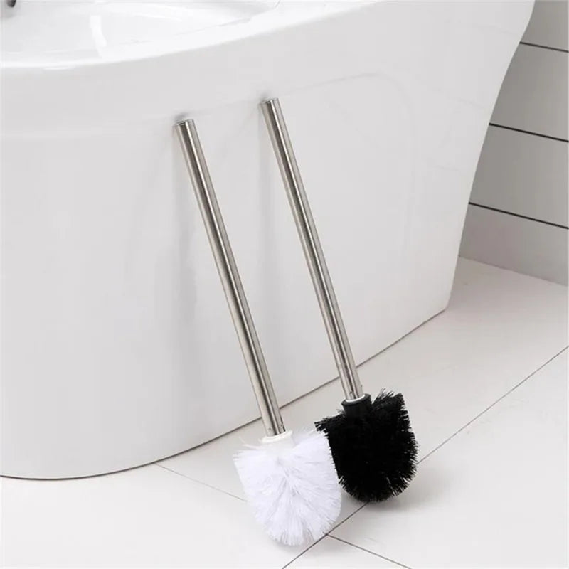 brosse de toilette en acier inoxydable pour nettoyage sanitaire - vue 3 sur 8