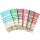 serviette de plage turque coton losanges séchage rapide