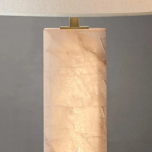 Trendiger Kronleuchter aus Marmor mit modernem Design und LED-Beleuchtung - vue 4 sur 7