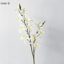 orchidées de luxe fleurs artificielles pour Noël mariage et décorations automne