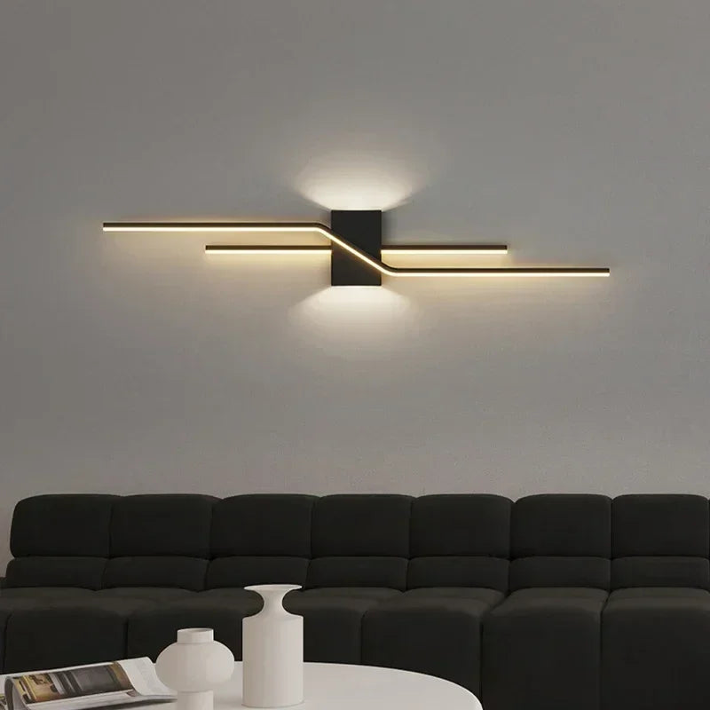 applique murale moderne led lumière décorative intérieure design élégant - vue 4 sur 18