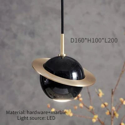 lustre danois créatif en marbre personnalisé pour décoration intérieure - vue 8 sur 9