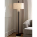 Moderner LED-Stehleuchte aus chinesischem Stoff im nordischen Minimalismus