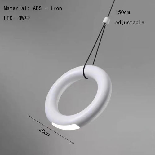 Art-déco-Pendelleuchte mit verstellbarem Ring 4.000 K