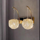 Nordische Wandleuchte aus Kristall im eleganten Design mit LED