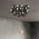plafonnier led design en verre luminaire décoratif d'intérieur